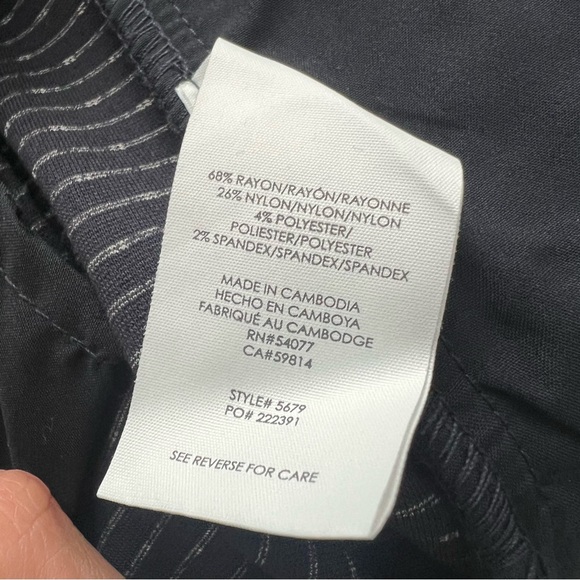 CAbi Two Piece Matching Set Jacket and Pants Navy Dot Print Women's Small - Picture 11 of 15